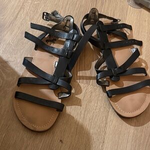 Circus by Sam Edelman Black Strappy Sandals